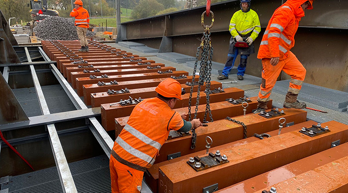 Renouvellement du pont de La Presta – Ligne 221 TransN